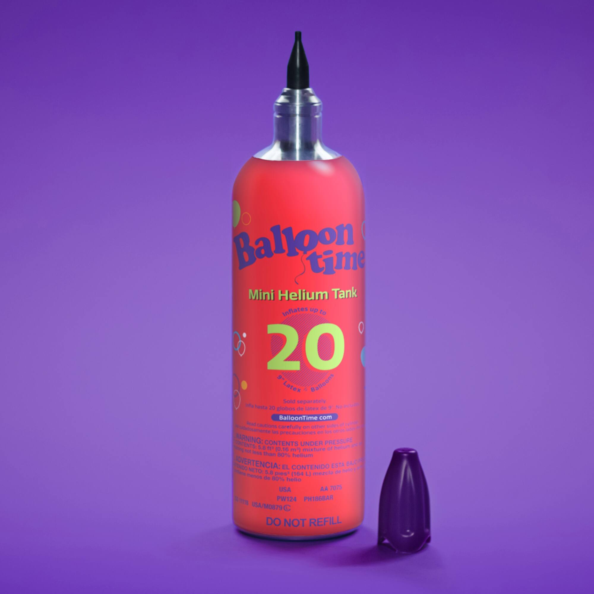Balloon Time® Mini Helium Tank